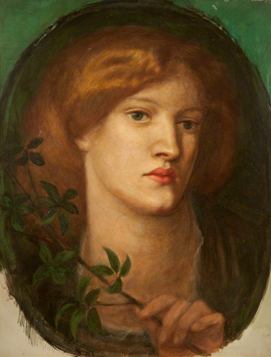 Dante Gabriel Rossetti, Louisa Ruth Herbert (1858 - 1859; óleo sobre tabla, 45,1 x 35,6 cm; Bristol, Bristol Museum Art Gallery) Dante Gabriel Rossetti, Louisa Ruth Herbert (1858 - 1859; óleo sobre tabla, 45,1 x 35,6 cm; Bristol, Bristol Museum Art Gallery)