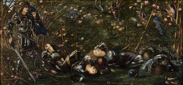 Edward Burne-Jones, El príncipe entra en el bosque, de la pequeña serie Rosaspina (1871-1873; óleo sobre lienzo, 61,3 x 129,9 cm; Ponce, Museo de Arte de Ponce. Fundación Luis A. Ferré, Inc.) Edward Burne-Jones, El príncipe entra en el bosque, de la pequeña serie Rosaspina (1871-1873; óleo sobre lienzo, 61,3 x 129,9 cm; Ponce, Museo de Arte de Ponce. Fundación Luis A. Ferré, Inc.)