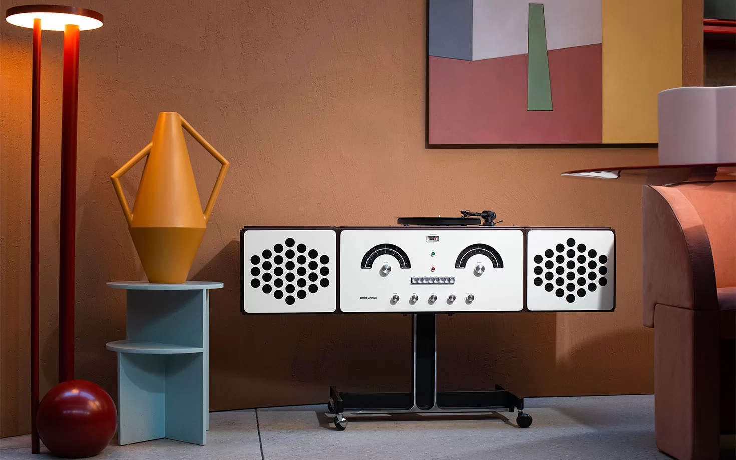 RR126 ambientato. Foto: Brionvega