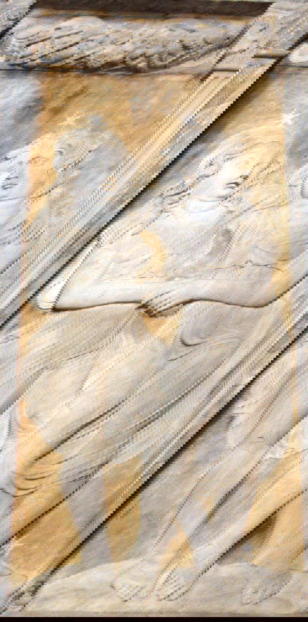 Agostino di Duccio, Gemelli (1447-1454; marmo; Rimini, Tempio Malatestiano). Foto: Francesco Bini Agostino di Duccio, Gemelli (1447-1454; marmo; Rimini, Tempio Malatestiano). Foto: Francesco Bini