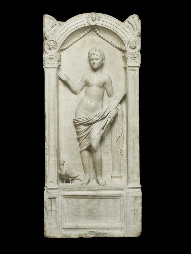Arte romana, Venus Victrix (100-120 d.C. circa; marmo, altezza 162 cm; Londra, British Museum) Arte romana, Venus Victrix (100-120 d.C. circa; marmo, altezza 162 cm; Londra, British Museum)