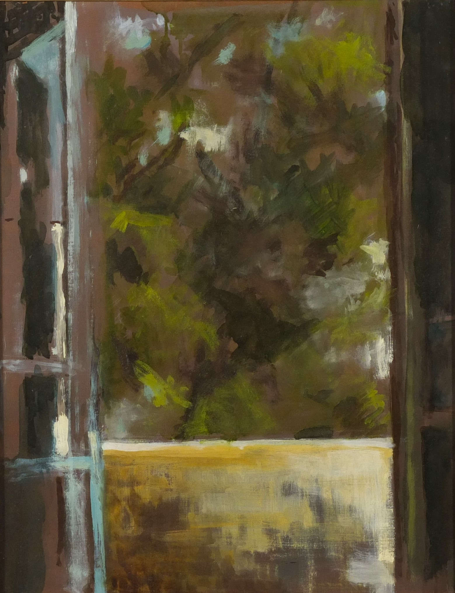 Remo Brizzi, From the Window (2010; oil on canvas; Remo Brizzi Archive)