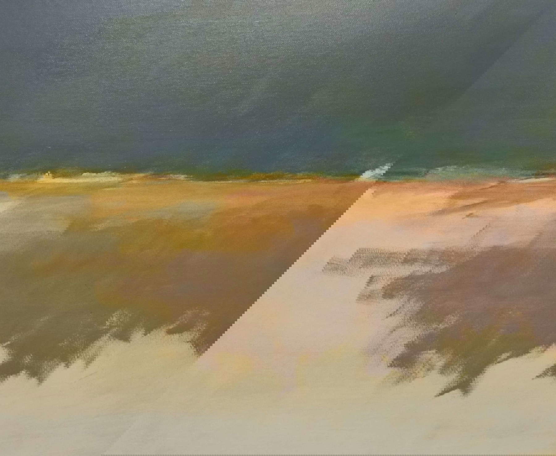 Remo Brizzi, Landscape (Gaione) (ca. 1971; oil on canvas, 40 x 47 cm; Remo Brizzi Archives)