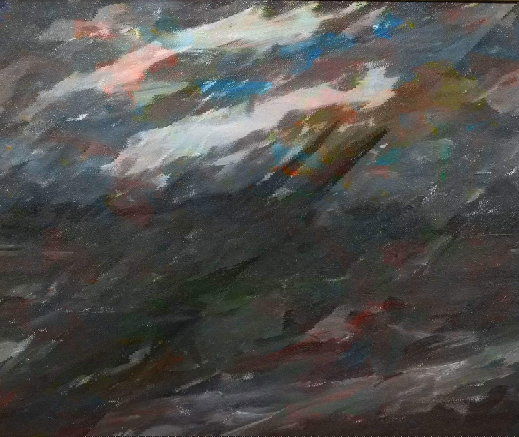 Remo Brizzi, Nocturne (ca. 1971; oil on canvas, 40 x 47 cm; Remo Brizzi Archives)