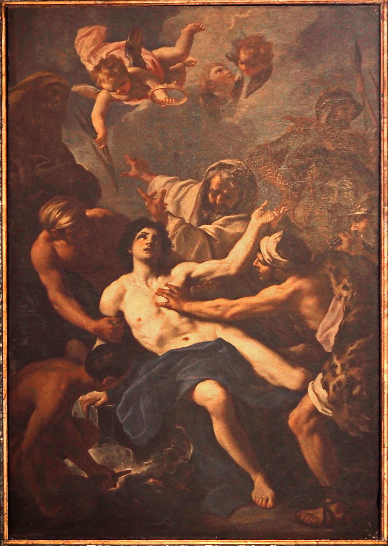 Daniel Seiter, Martirio di san Lorenzo (1697; olio su tela; Roma, Santa Maria del Popolo, Cappella Cybo) Daniel Seiter, Martirio di san Lorenzo (1697; olio su tela; Roma, Santa Maria del Popolo, Cappella Cybo)