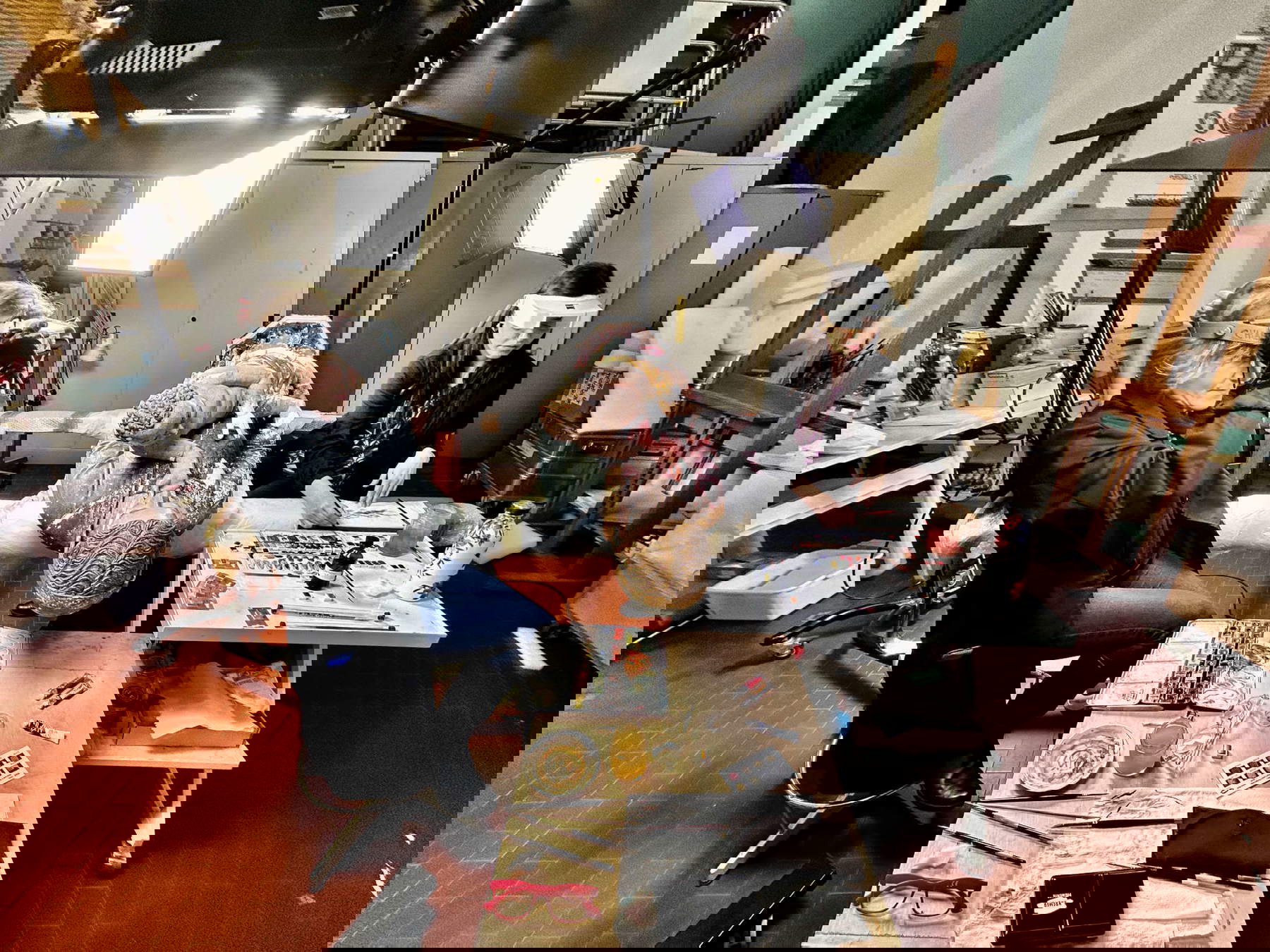 Rita Chiara De Felice and Claudia Napoli at work on Welcome Back. Photo: Federico Giannini