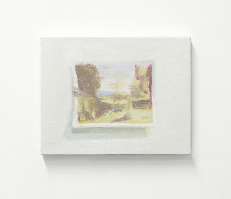 Cesare Biratoni, Stillleben Foto (2020; Öl auf Leinwand, 20 x 25 cm)