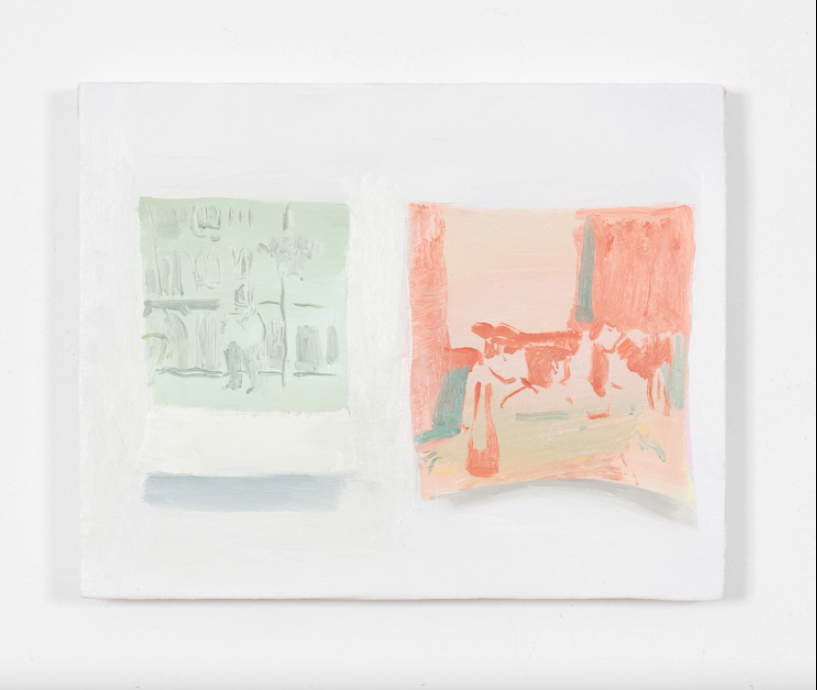 Cesare Biratoni, Stillleben Foto (2022; Öl auf Leinwand, 20 x 25 cm)