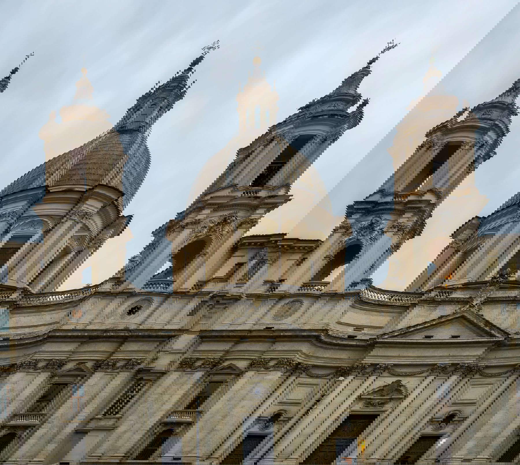 Fassade von Sant'Agnese in Agone. Foto: Wikimedia/NikonZ7II