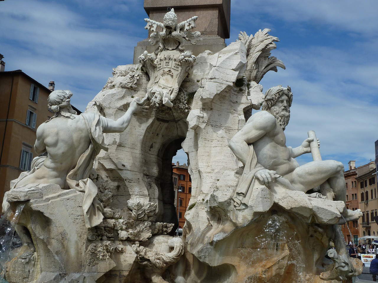 La Fontana dei Quattro Fiumi di Gian Lorenzo Bernini La Fontana dei Quattro Fiumi di Gian Lorenzo Bernini