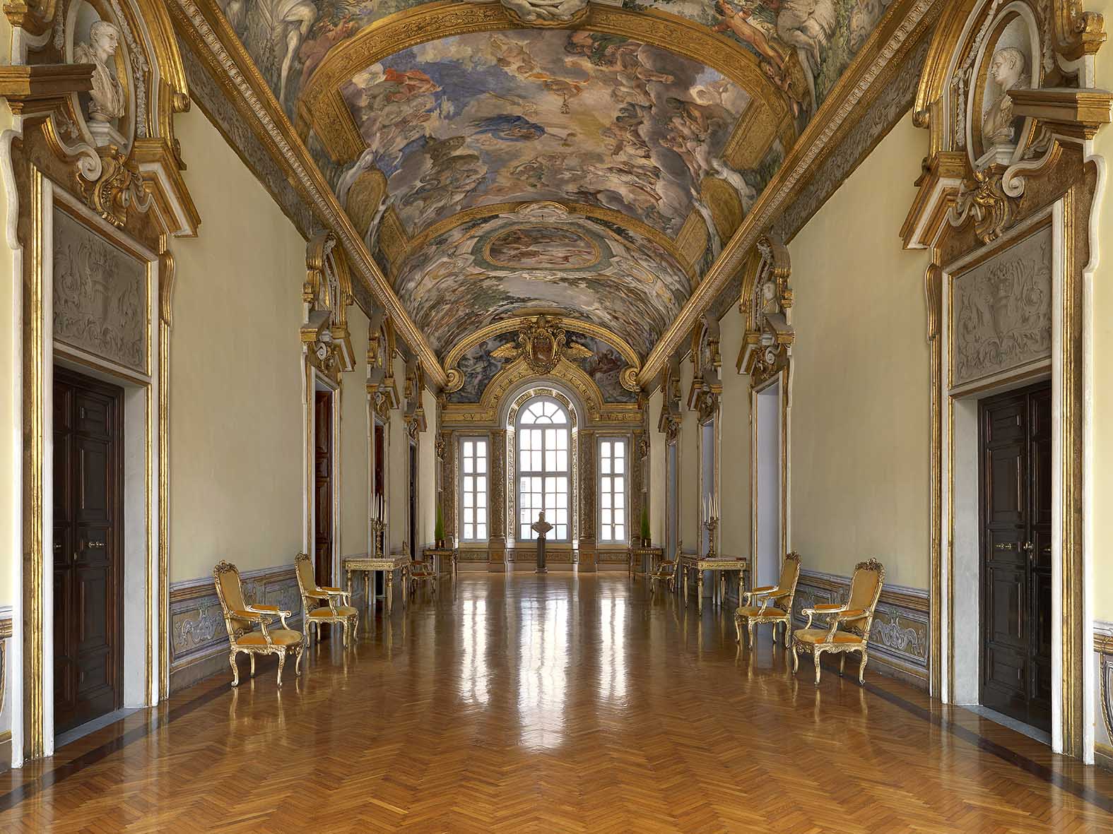 Pietro da Cortona, Storie di Enea (1651-1654; affreschi; Roma, Palazzo Pamphilj) Pietro da Cortona, Storie di Enea (1651-1654; affreschi; Roma, Palazzo Pamphilj)