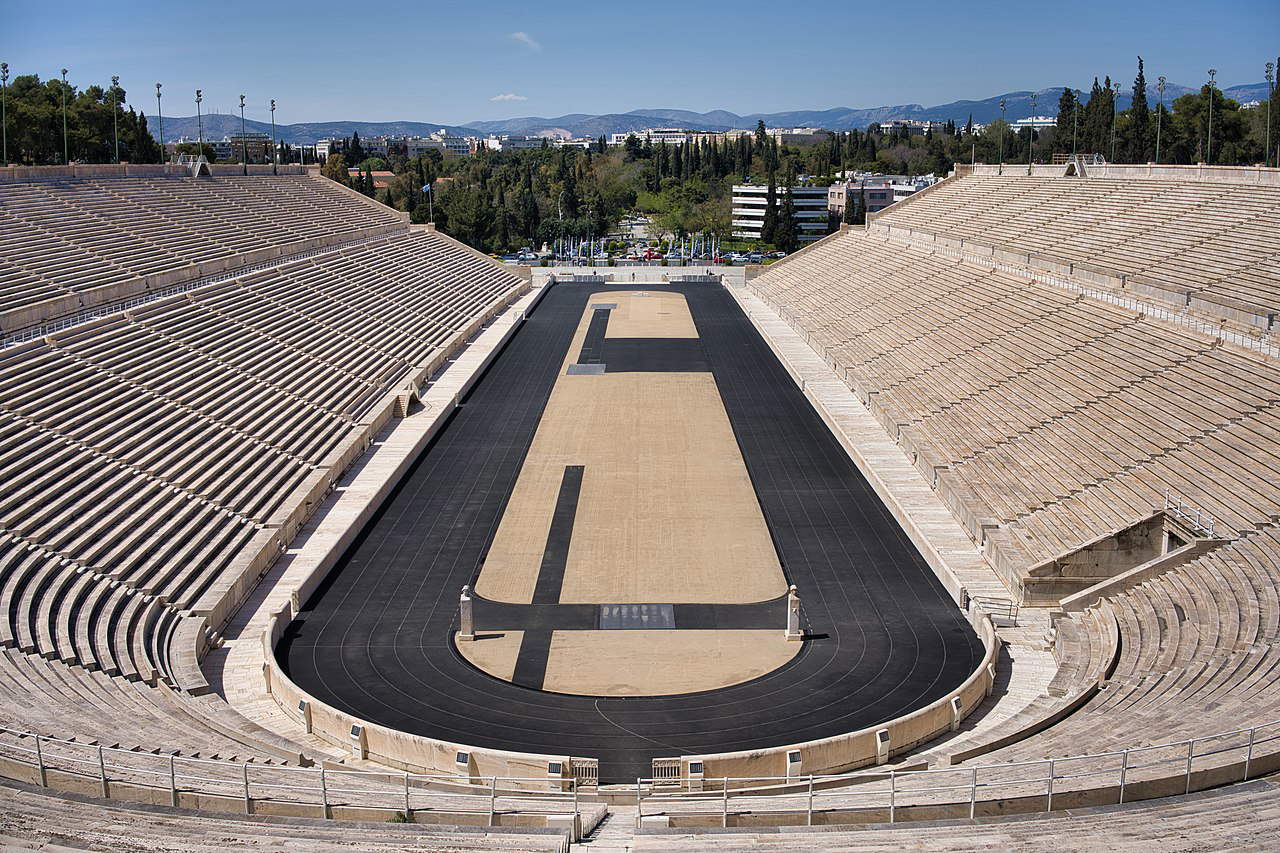 Visione aerea dello Stadio Panathinaiko di Atene. Foto: George Koronaios Visione aerea dello Stadio Panathinaiko di Atene. Foto: George Koronaios