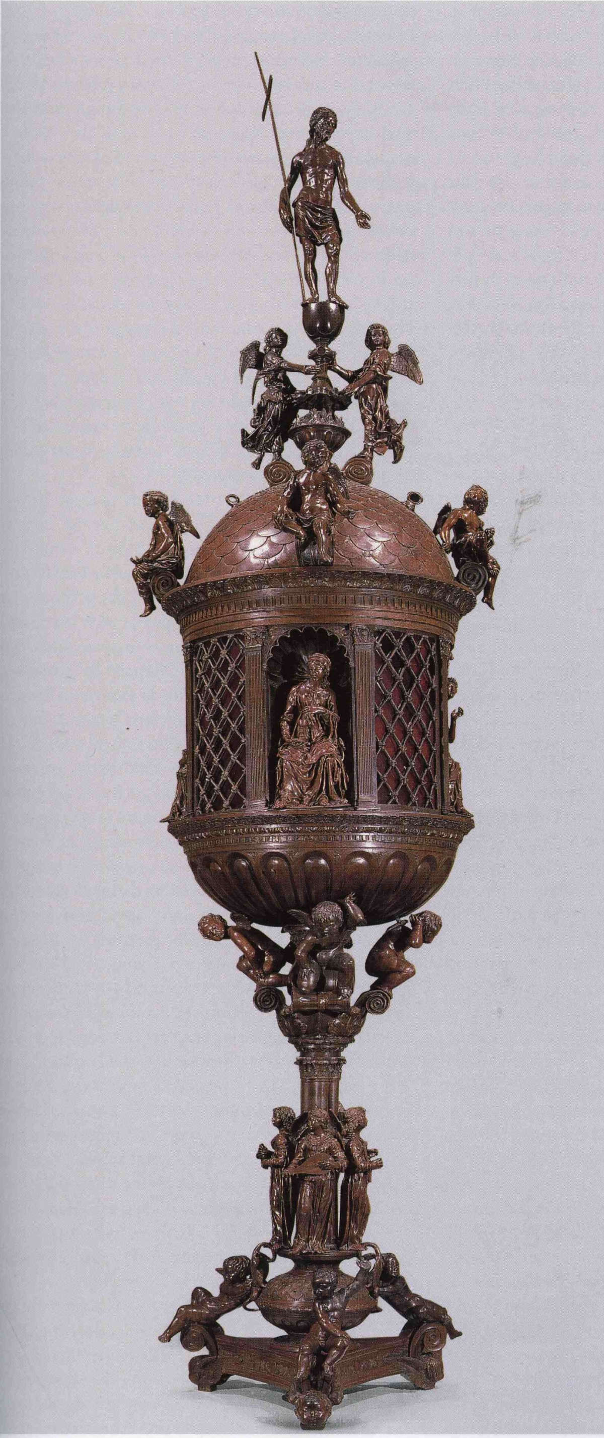 Vecchietta, Tabernacolo eucaristico (1467-1472; bronzo; Siena, Duomo) Vecchietta, Tabernacolo eucaristico (1467-1472; bronzo; Siena, Duomo)