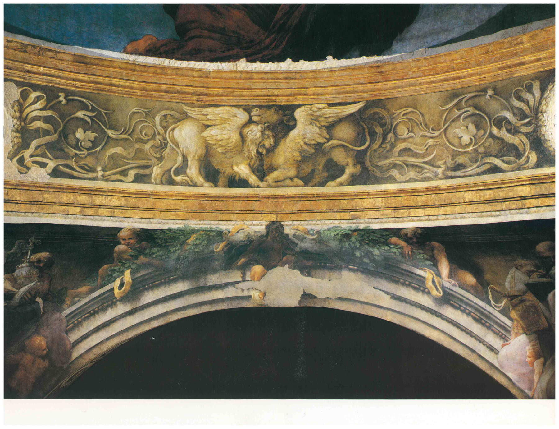 I simboli degli evangelisti Marco e Luca I simboli degli evangelisti Marco e Luca