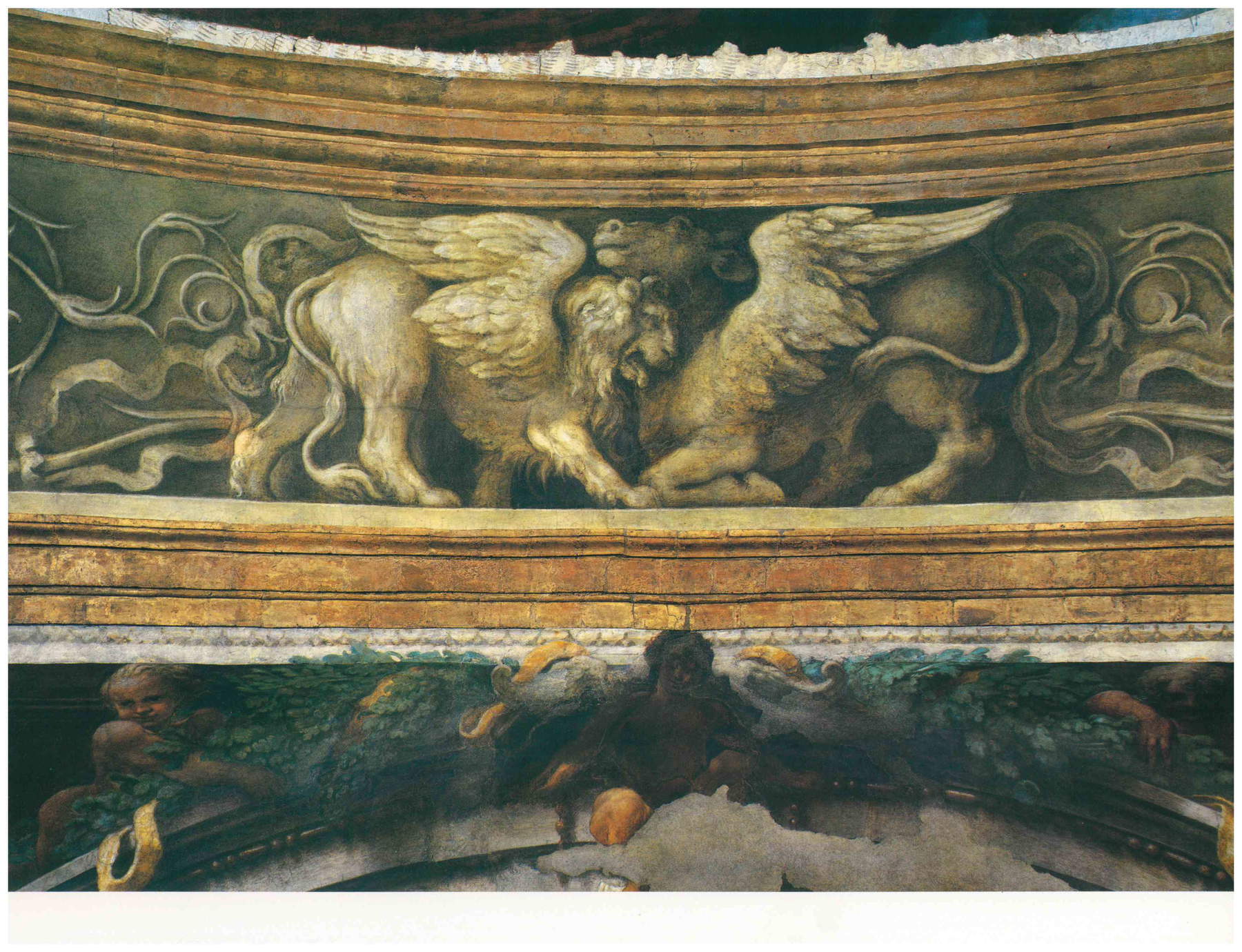 I simboli degli evangelisti Marco e Luca I simboli degli evangelisti Marco e Luca