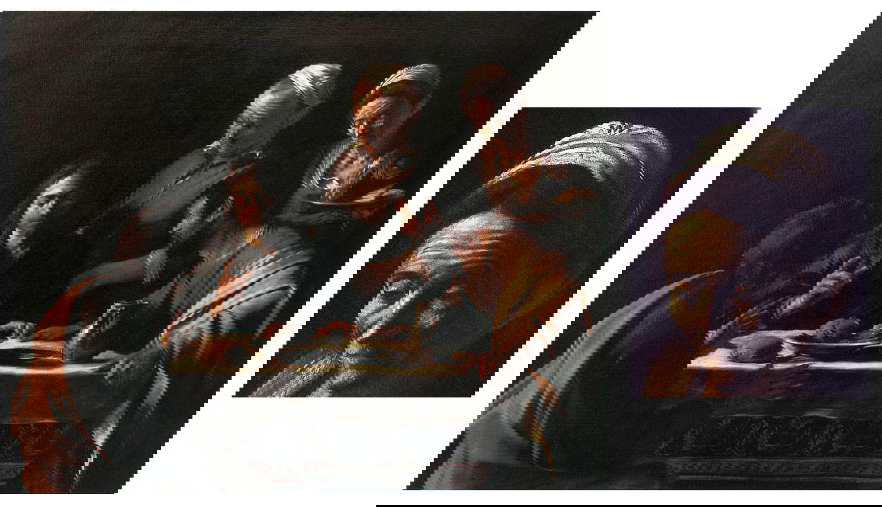 Fig. 9 Caravaggio, Cena in Emmaus (Milano, Pinacoteca di Brera) Fig. 9 Caravaggio, Cena in Emmaus (Milano, Pinacoteca di Brera)