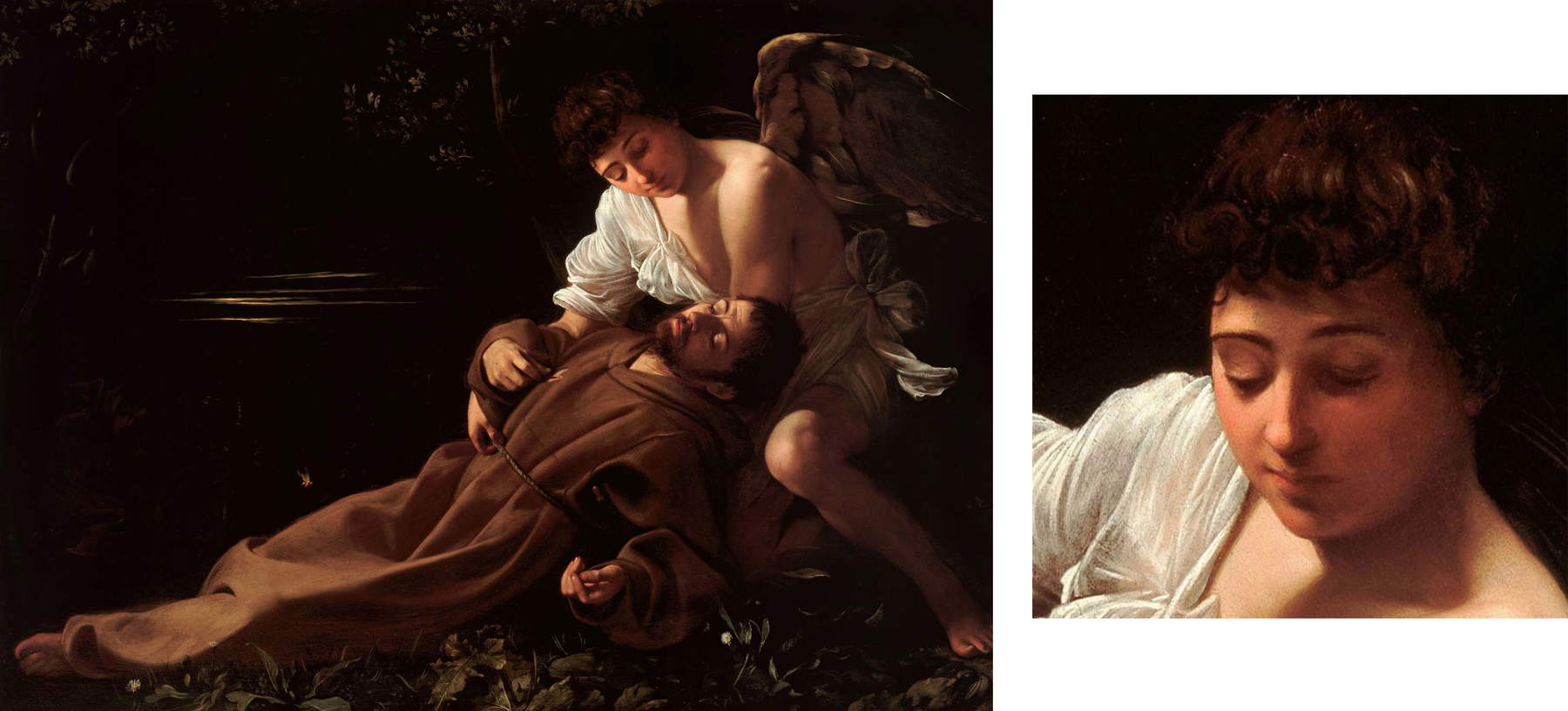 Fig. 6 Caravaggio, San Francesco in estasi (Hartford, Wadsworth Atheneum) Fig. 6 Caravaggio, San Francesco in estasi (Hartford, Wadsworth Atheneum)