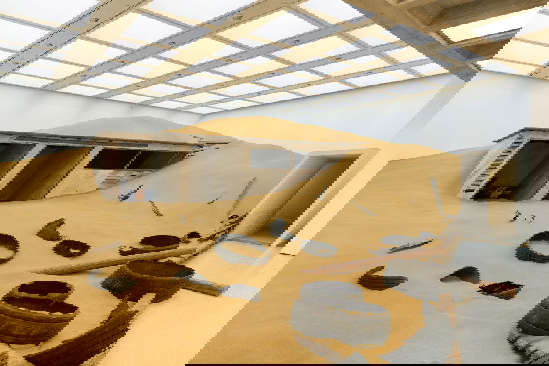 Mike Nelson, Triple Bluff Canyon (2004; various materials, installation view at Hayward Gallery, London, 2023) Mike Nelson, Triple Bluff Canyon (2004; various materials, installation view at Hayward Gallery, London, 2023)