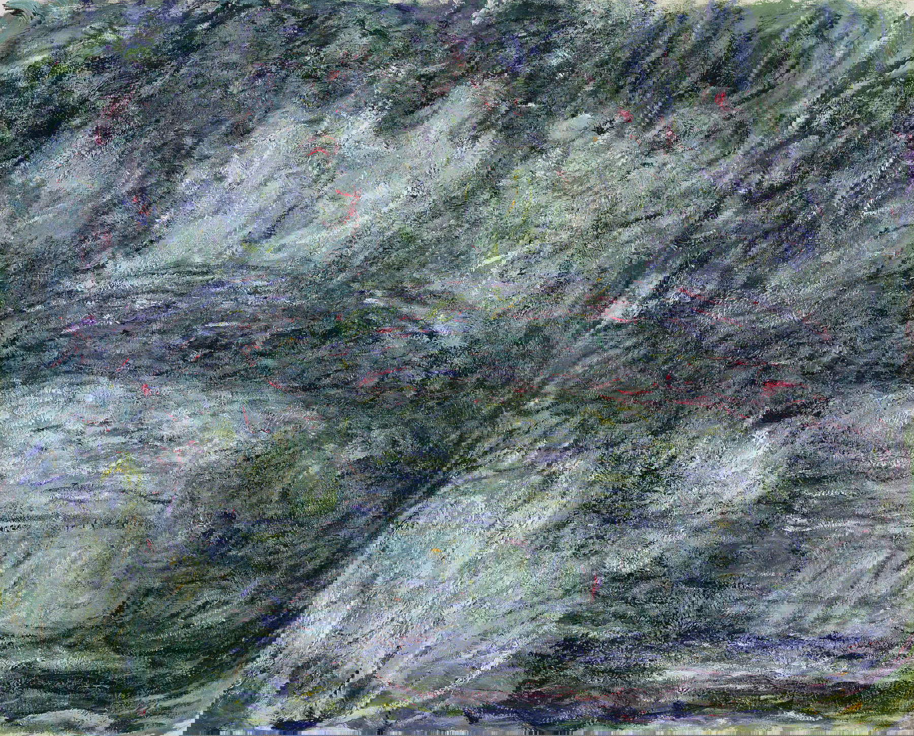 Claude Monet, The Japanese Bridge (ca. 1918-1919; oil on canvas, 74×92 cm; Paris, Musée Marmottan Monet, Michel Monet Bequest, 1966, Inv. 5177) Claude Monet, The Japanese Bridge (ca. 1918-1919; oil on canvas, 74×92 cm; Paris, Musée Marmottan Monet, Michel Monet Bequest, 1966, Inv. 5177)
