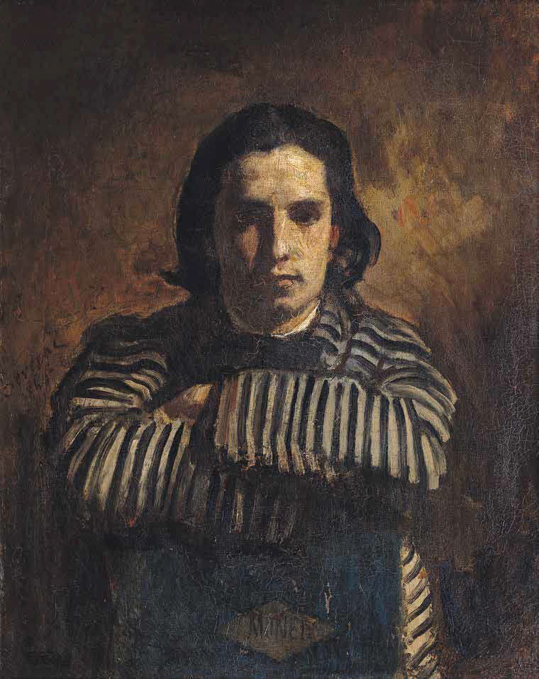 Gilbert Alexandre de Séverac, Portrait of Claude Monet (first half 1865; oil on canvas, 40 × 32 cm; Paris, Musée Marmottan Monet, Michel Monet Bequest, 1966, Inv. 5065) Gilbert Alexandre de Séverac, Portrait of Claude Monet (first half 1865; oil on canvas, 40 × 32 cm; Paris, Musée Marmottan Monet, Michel Monet Bequest, 1966, Inv. 5065)