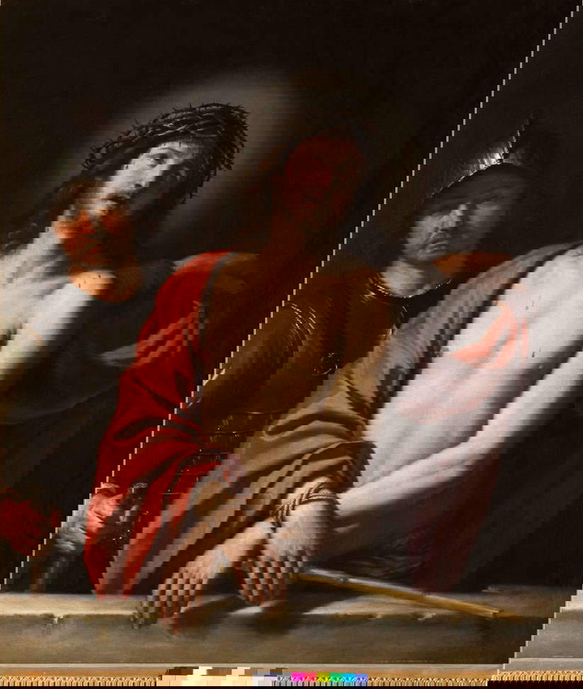 Guercino, Ecce Homo (1659; olio su tela; Torino, Galleria Sabauda)