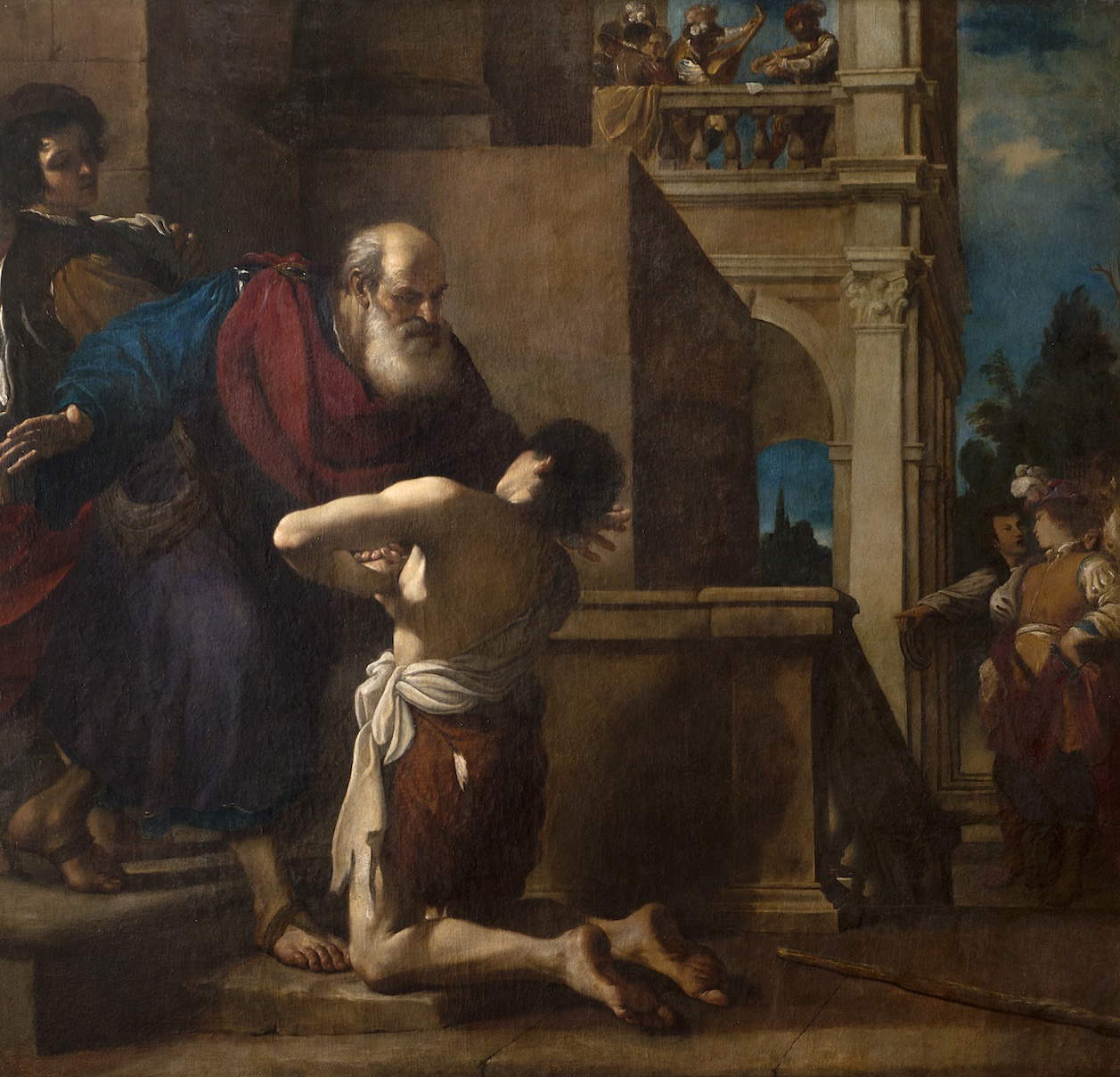 Guercino, Il ritorno del figliol prodigo (1617; olio su tela; Torino, Galleria Sabauda)