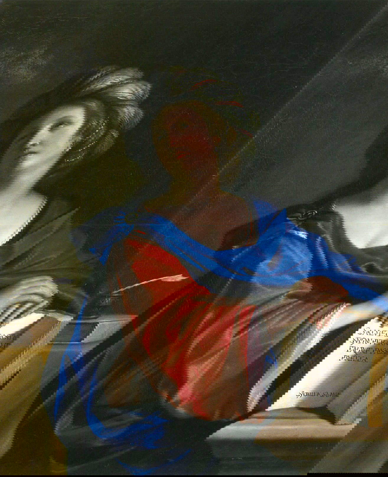 Guercino, Sibilla Samia (1651; olio su tela, 115 x 97 cm; Bologna, Fondazione Cassa di Risparmio)