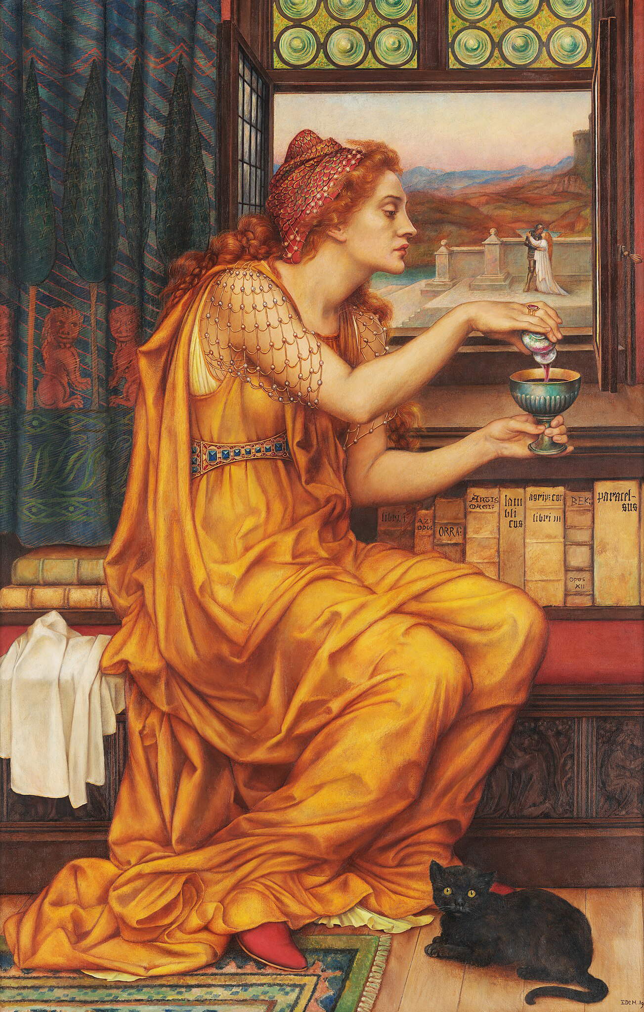 Evelyn de Morgan, Love Potion (1903; Öl auf Leinwand, 104,1 x 52 cm; London, De Morgan Centre) Evelyn de Morgan, Love Potion (1903; Öl auf Leinwand, 104,1 x 52 cm; London, De Morgan Centre)