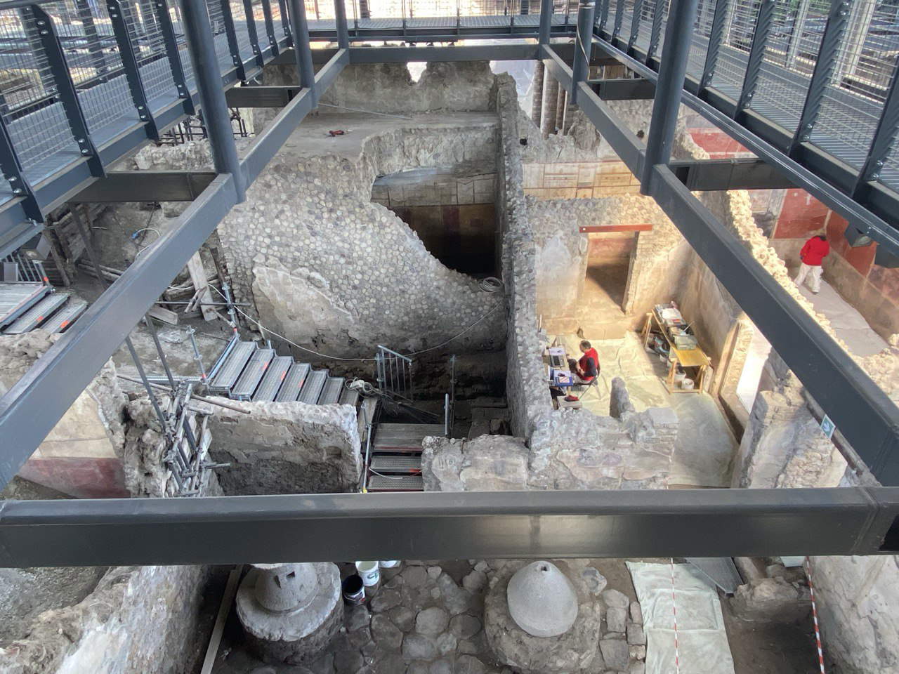 The Insula of the Casti Amanti from above The Insula of the Casti Amanti from above