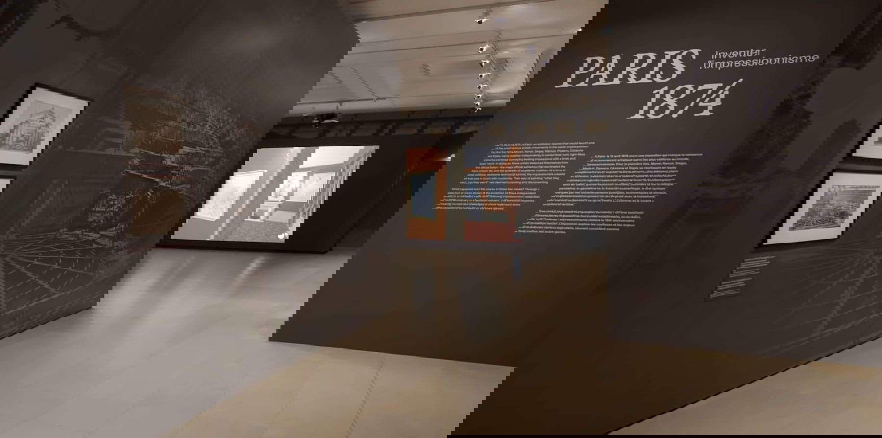 Plans d'exposition Paris 1874. Inventer l'impressionnisme