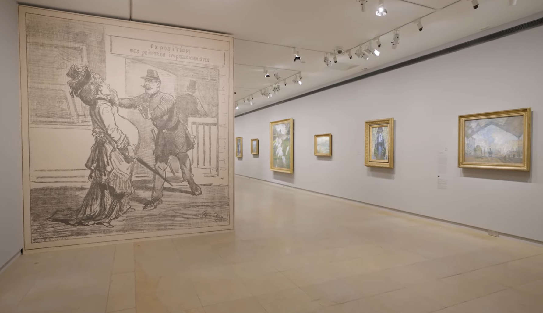 Plans d'exposition Paris 1874. Inventer l'impressionnisme