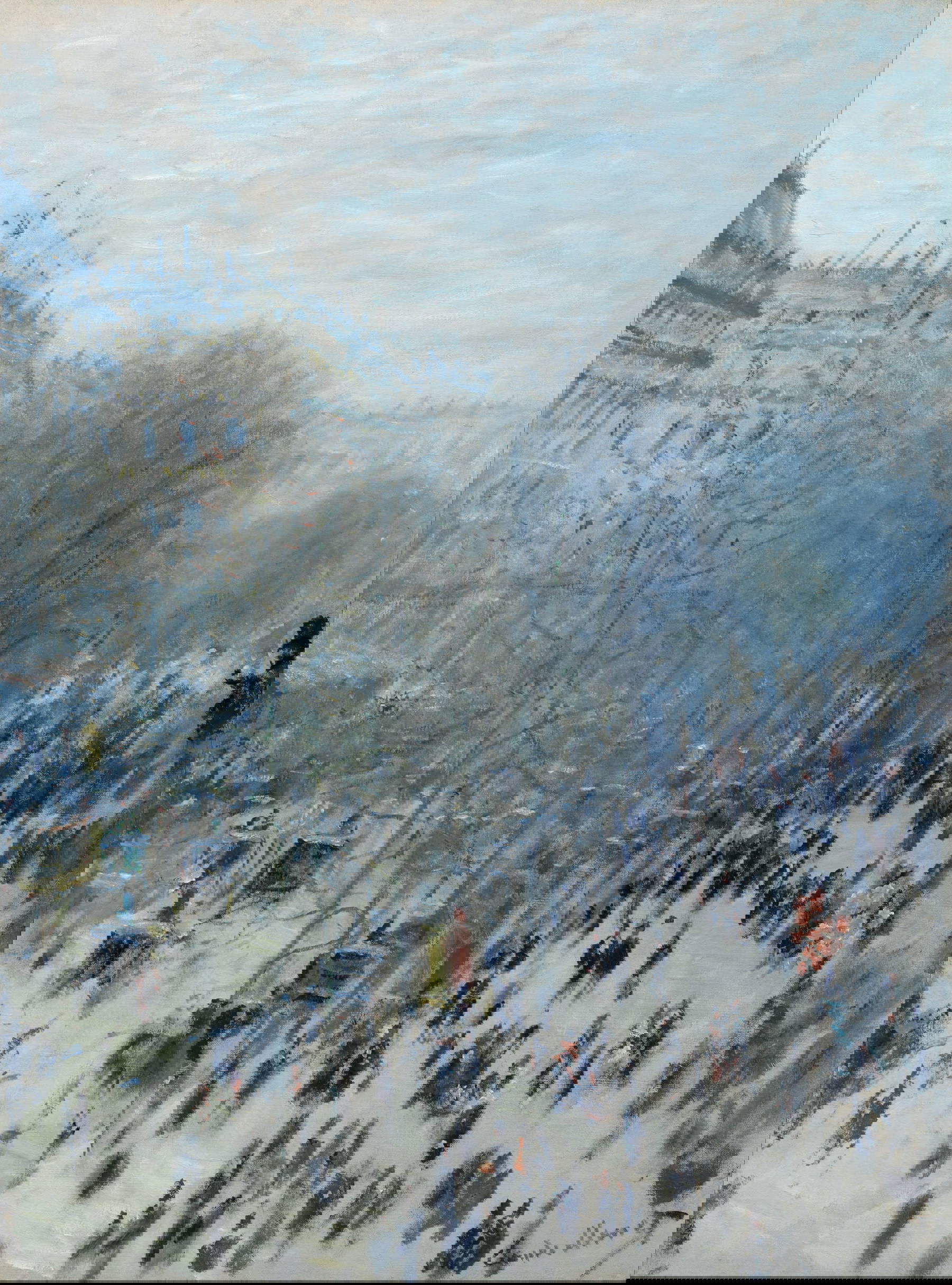 Claude Monet, Boulevard des Capucines (1873-1874 ; huile sur toile, 80,3 x 60,3 cm ; Kansas City, Nelson Atkins Museum of Art)