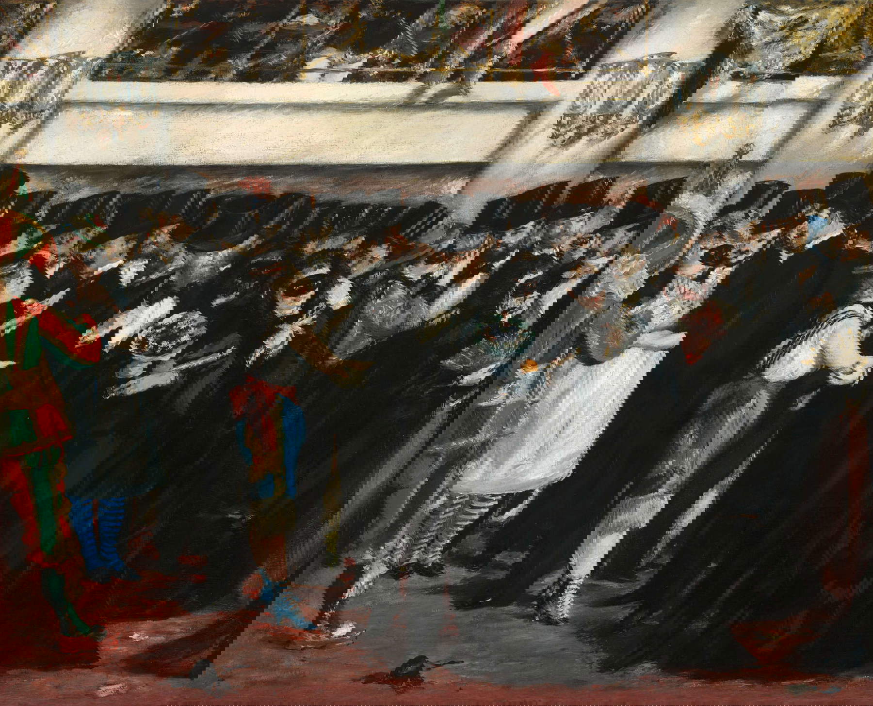 &Eacute;douard Manet, Bal masqu&eacute; à l'Op&eacute;ra (1873 ; huile sur toile, 59,1 x 72,5 cm ; Washington, National Gallery of Art)