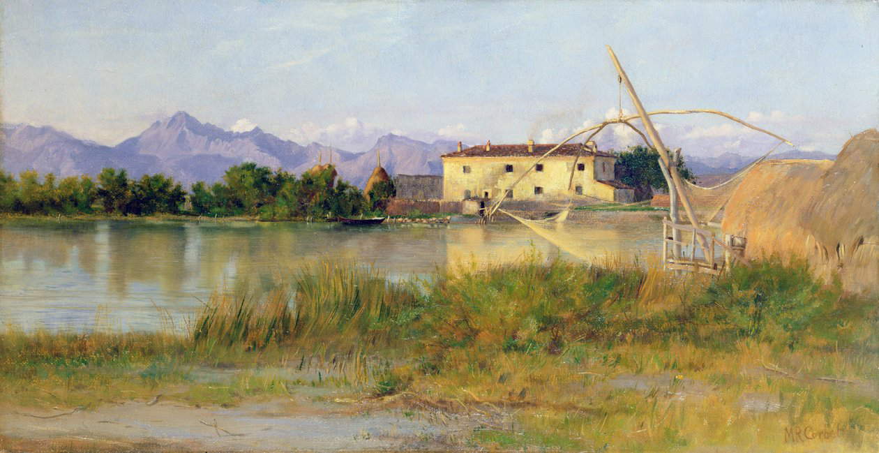 Matthew Ridley Corbet, Etruscan Scenes (ca. 1890; oil on canvas, 20 x 53 cm; Private collection)