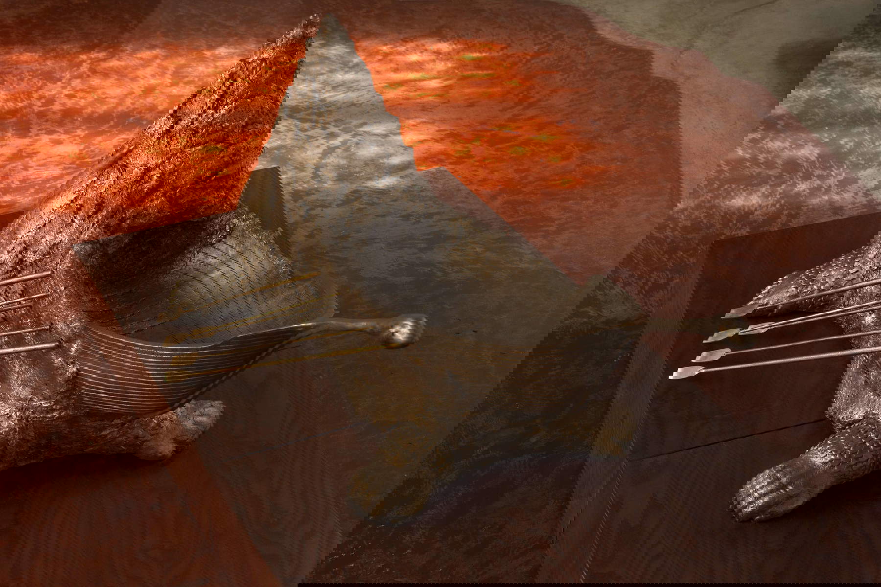 Instalación de la exposición I Am Hymns of the New Temples de Wael Shawky en Venecia, Palazzo Grimani