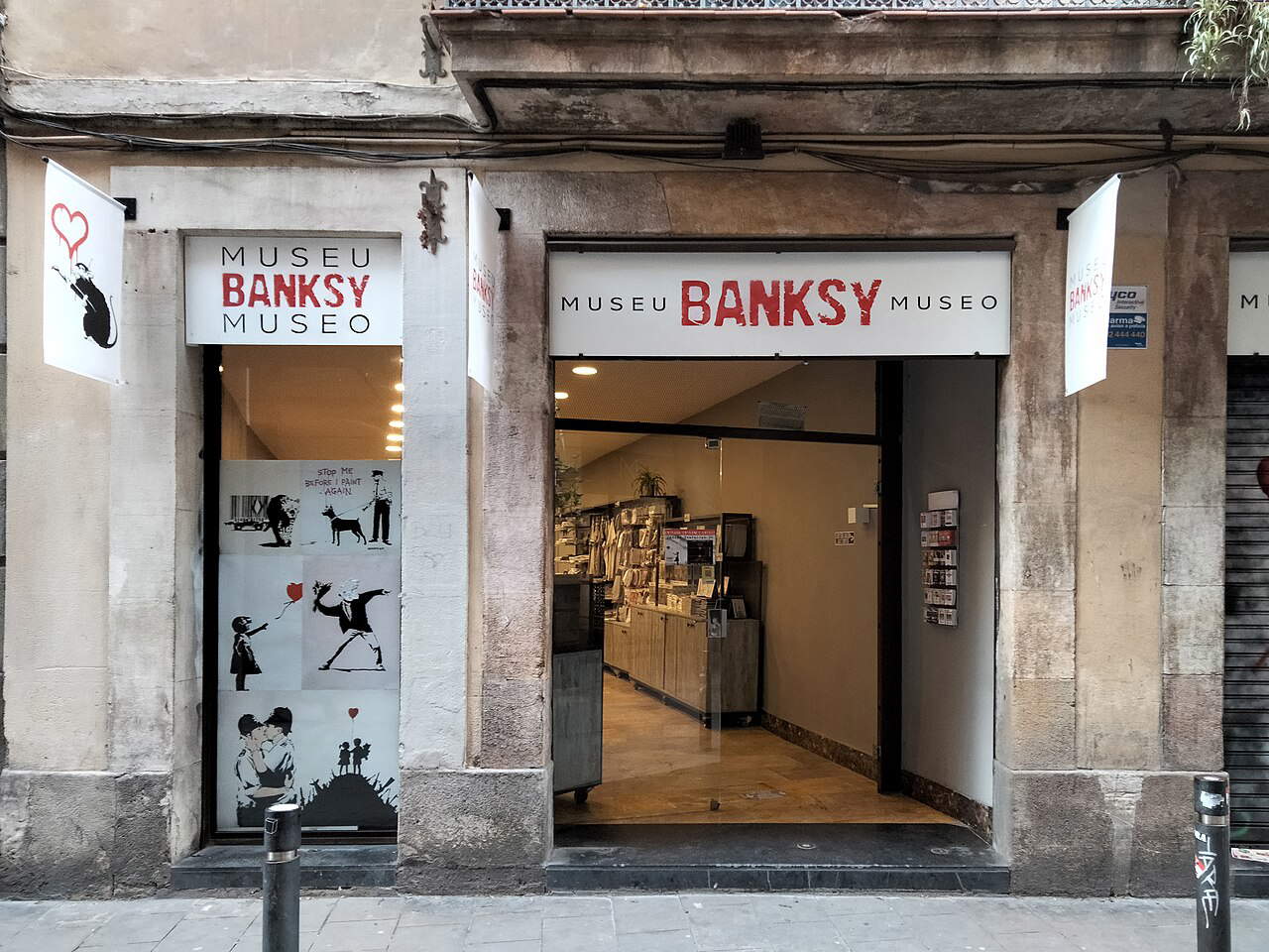 Banksy Museum in Barcelona. Photo: Wikimedia/Enric Banksy Museum in Barcelona. Photo: Wikimedia/Enric
