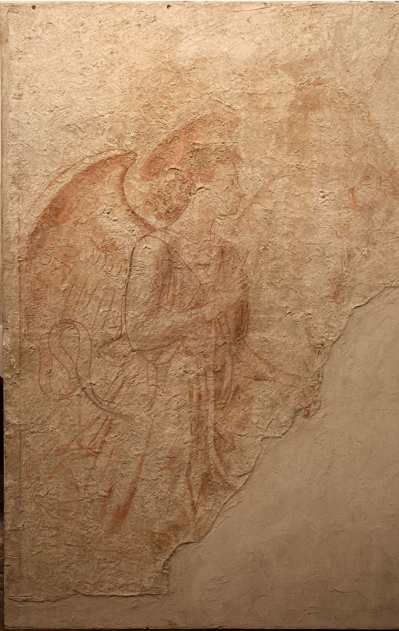 Benozzo Gozzoli, Annunciation, sinopia Benozzo Gozzoli, Annunciation, sinopia