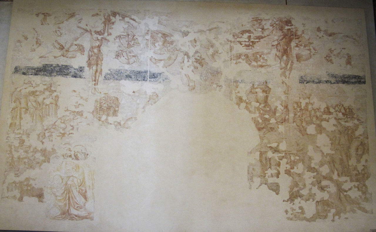 Sinopia of the Crucifixion by Francesco Traini Sinopia of the Crucifixion by Francesco Traini