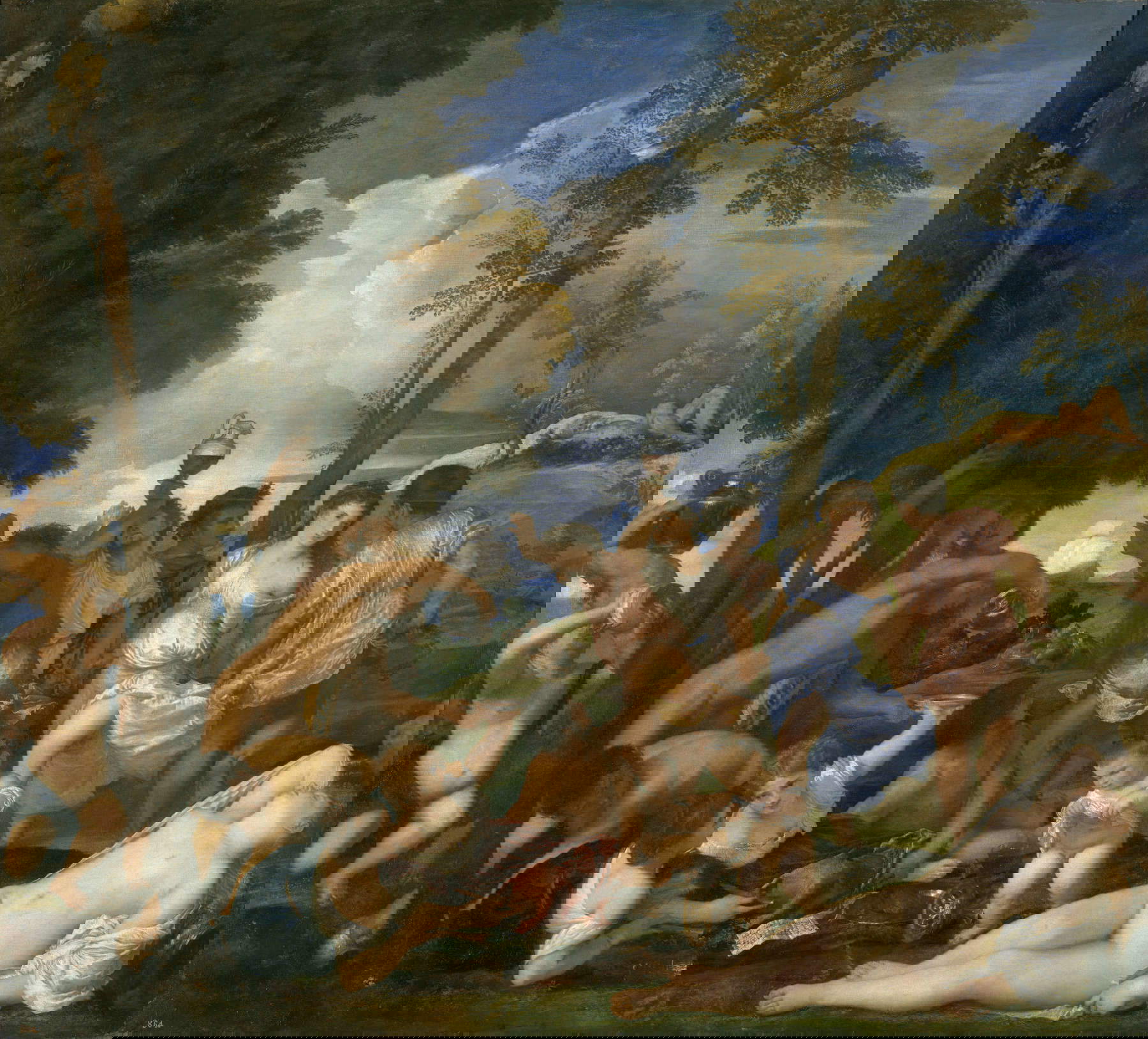 Titien, Bacchanale des Andrii (1523-1526 ; huile sur toile, 175 x 193 cm ; Madrid, musée du Prado) Titien, Bacchanale des Andrii (1523-1526 ; huile sur toile, 175 x 193 cm ; Madrid, musée du Prado)