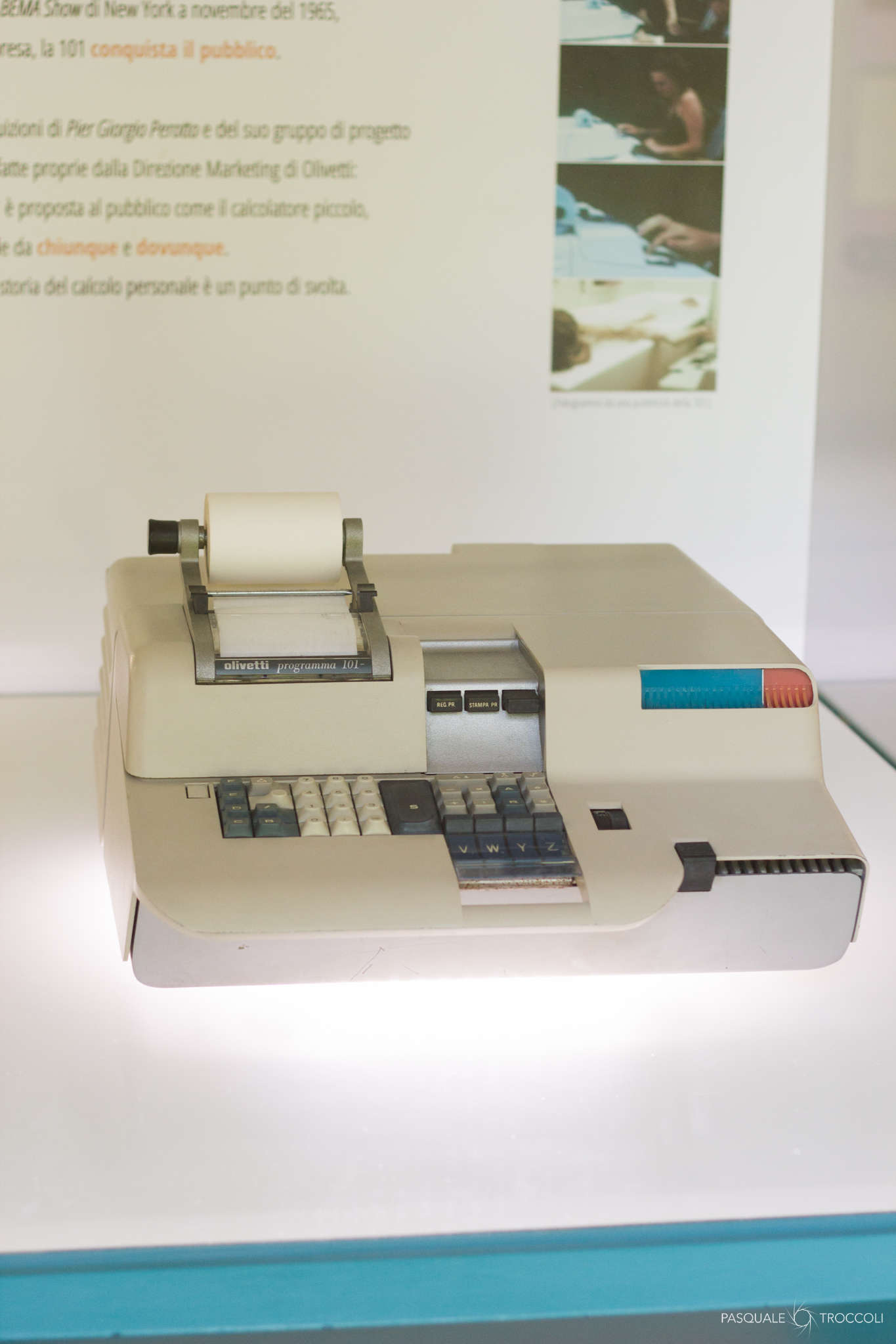 La Olivetti Programma 101 al Museo degli Strumenti di Calcolo dell'Università di Pisa La Olivetti Programma 101 al Museo degli Strumenti di Calcolo dell'Università di Pisa