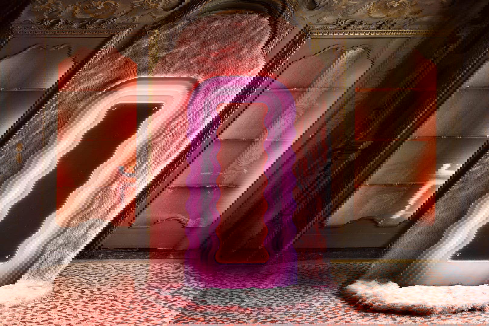 The Ultrafragola mirror set. Photo: Poltronova