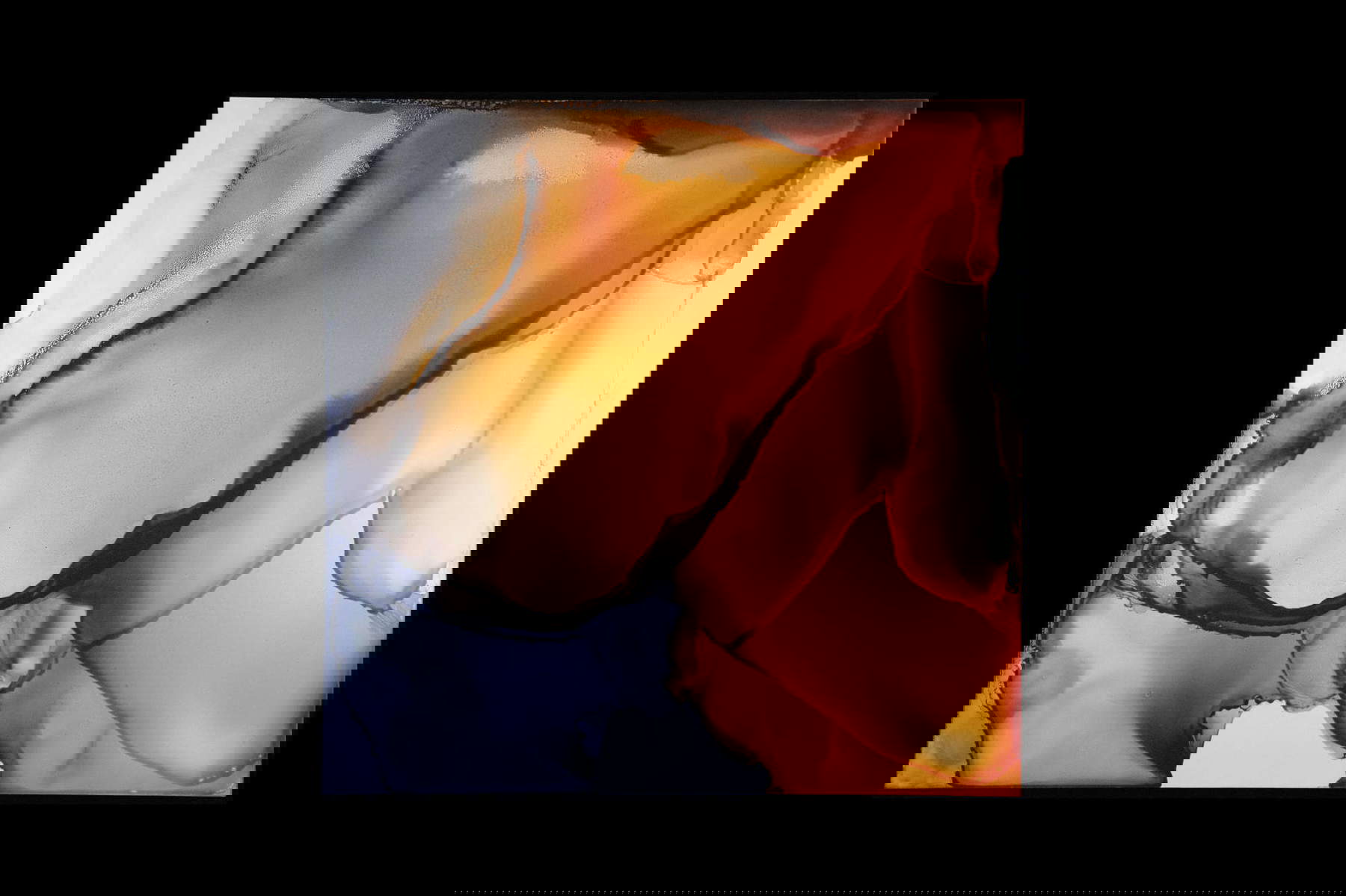 Maurizio Faleni, Osmosis (mixed media, 74 x 74 cm)