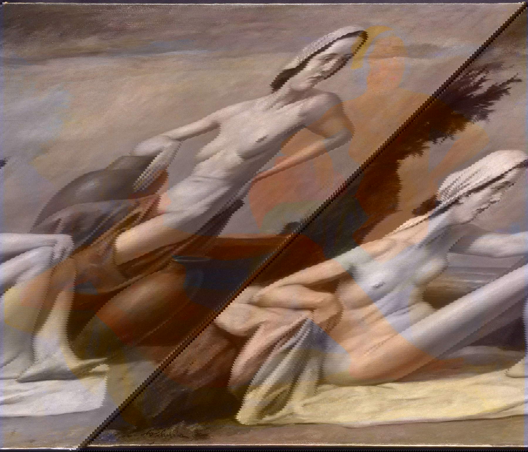 Ivo Saliger, Doppelakt (c. 1940; óleo sobre lienzo; Miami, The Mitchell Wolfson Jr. Collection) Ivo Saliger, Doppelakt (c. 1940; óleo sobre lienzo; Miami, The Mitchell Wolfson Jr. Collection)