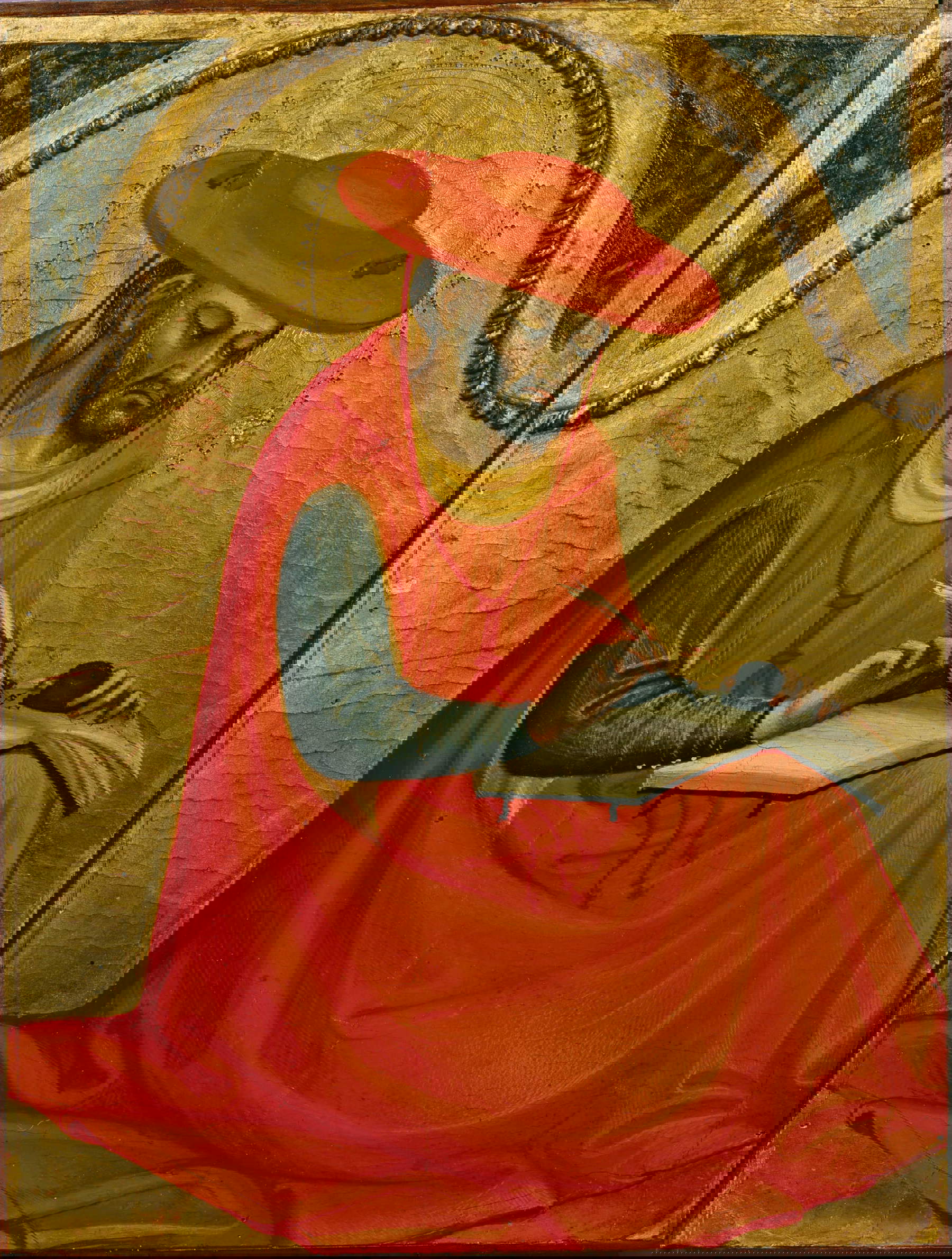 Bicci di Lorenzo, Saint Jérôme (1433 ; tempera sur panneau, 43,5 &times; 33 cm ; La Spezia, Museo Civico Amedeo Lia)