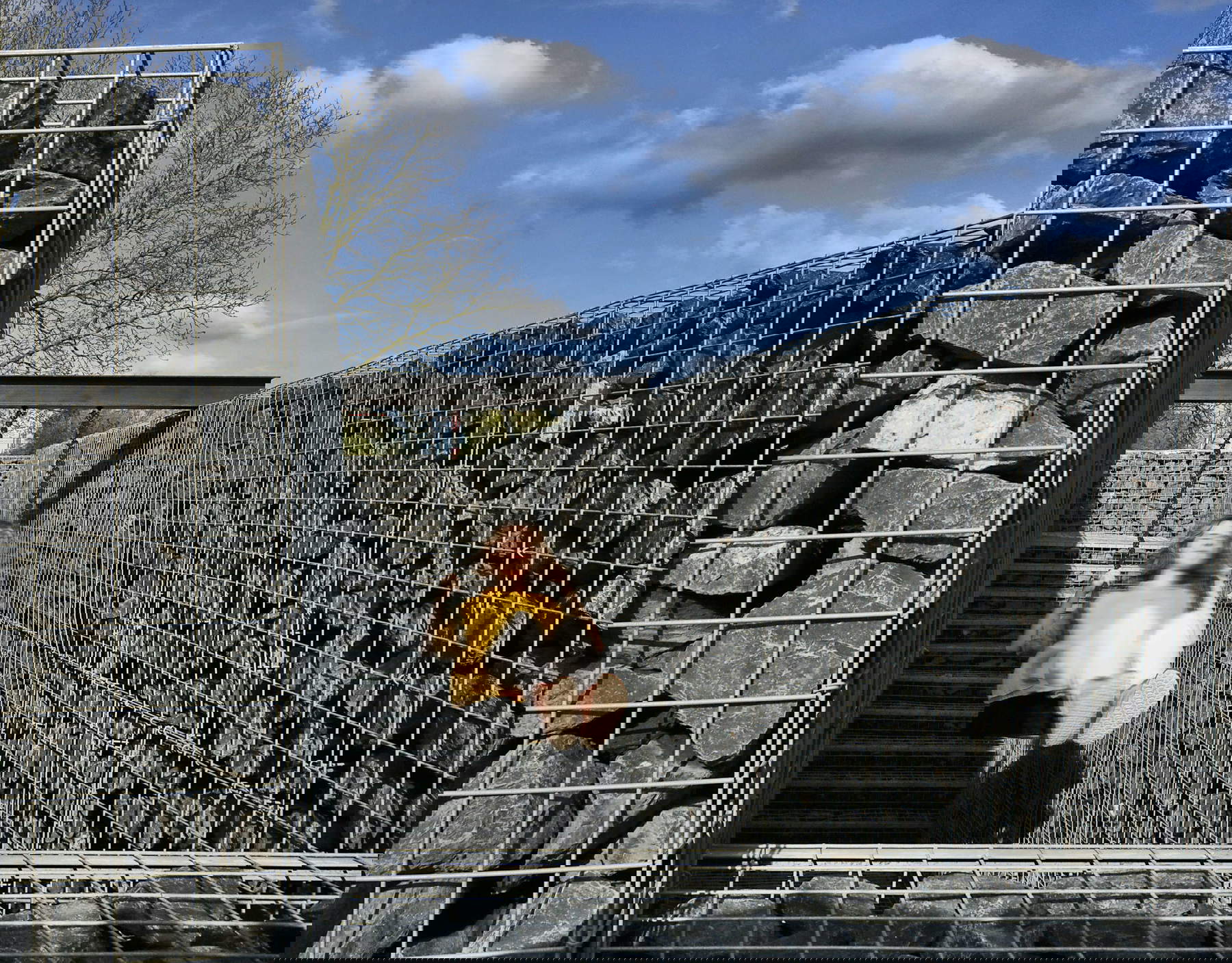 Mona Hatoum, Full Swing (2024; installation at the Bruges Triennale). Photo: Filip Dujardin