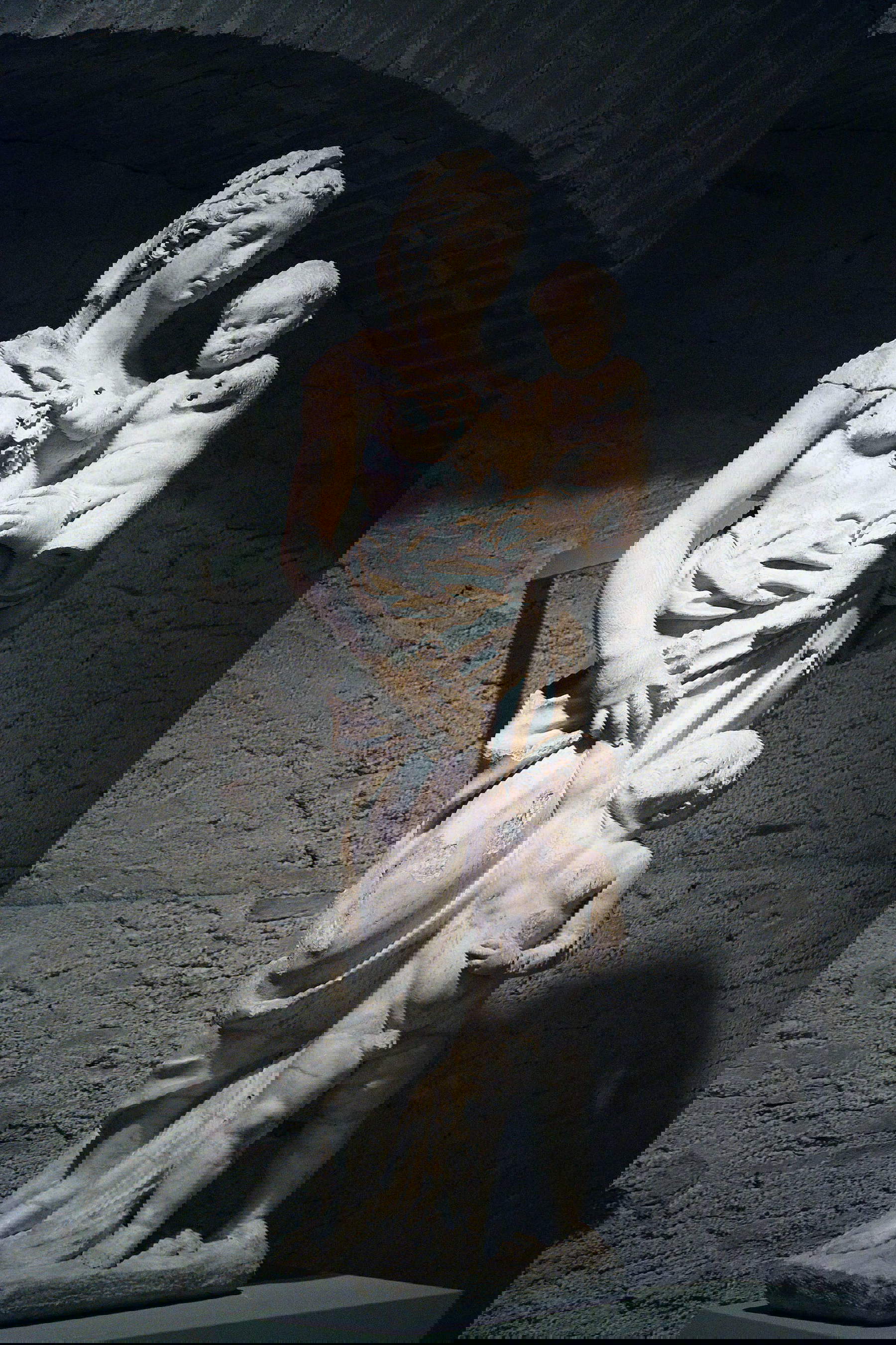 Jacopo della Quercia, Acca Larenzia, aus der Fonte Gaia in Siena (1409-1419; Marmor; Siena, Santa Maria della Scala)