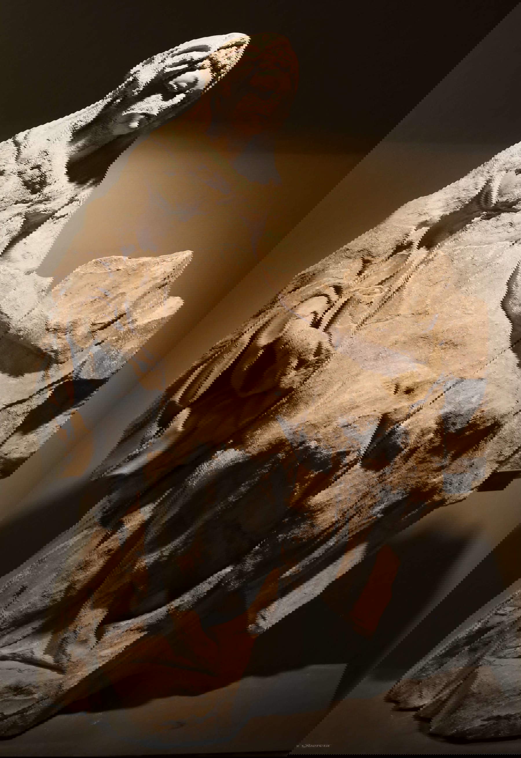 Jacopo della Quercia, Klugheit, aus der Fonte Gaia in Siena (1409-1419; Marmor; Siena, Santa Maria della Scala)