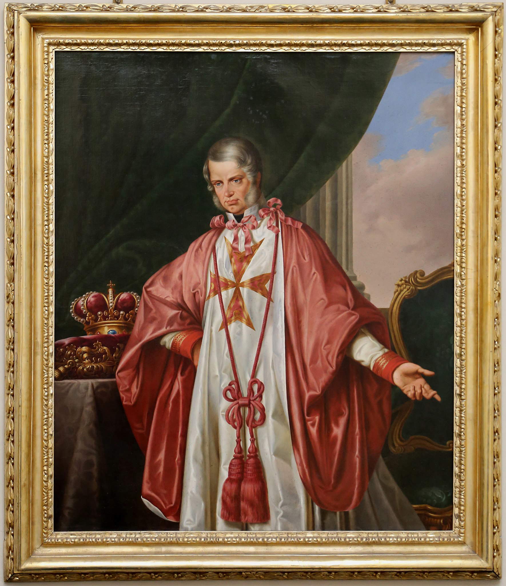 Giuseppe Bezzuoli, Ritratto di Leopoldo II di Toscana con le vesti di Gran Maestro dell'Ordine di Santo Stefano (1840 circa; olio su tela; Pisa, Palazzo della Carovana). Foto: Francesco Bini Giuseppe Bezzuoli, Ritratto di Leopoldo II di Toscana con le vesti di Gran Maestro dell'Ordine di Santo Stefano (1840 circa; olio su tela; Pisa, Palazzo della Carovana). Foto: Francesco Bini