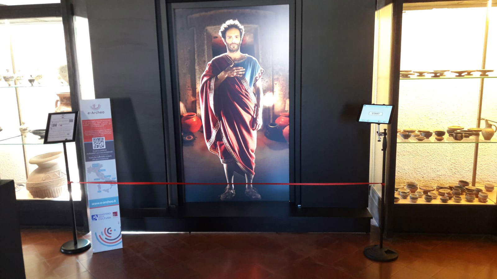 Das Hologramm im Nationalen Archäologischen Museum von Cerite