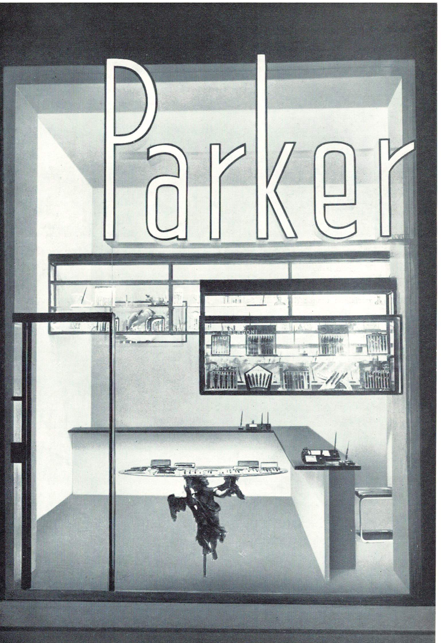 Edoardo Persico, Marcello Nizzoli, Parker-Laden in Mailand (1934)